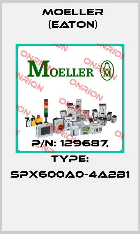P/N: 129687, Type: SPX600A0-4A2B1  Moeller (Eaton)