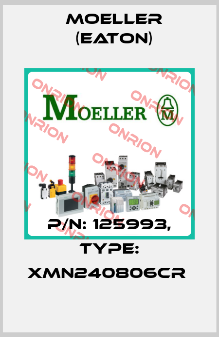 P/N: 125993, Type: XMN240806CR  Moeller (Eaton)