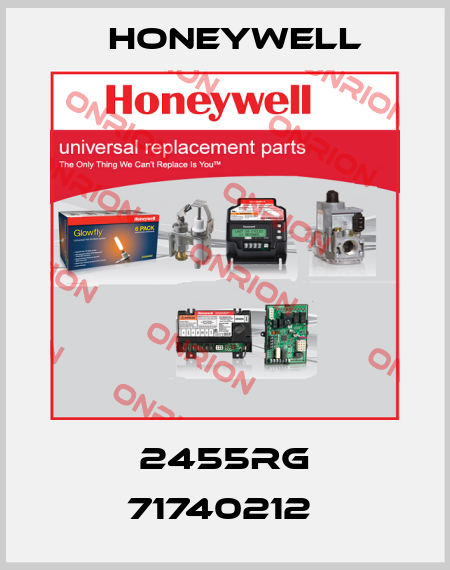 2455RG 71740212  Honeywell