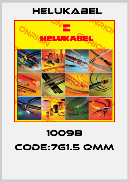 10098 CODE:7G1.5 QMM  Helukabel