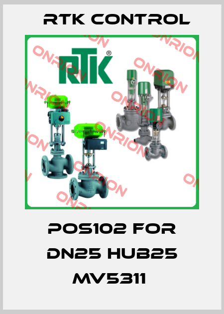POS102 FOR DN25 HUB25 MV5311  Rtk Control