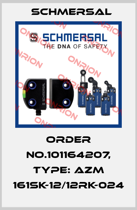 Order No.101164207, Type: AZM 161SK-12/12RK-024 Schmersal