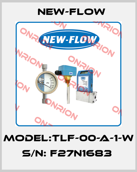 Model:TLF-00-A-1-W  S/N: F27N1683  New-Flow