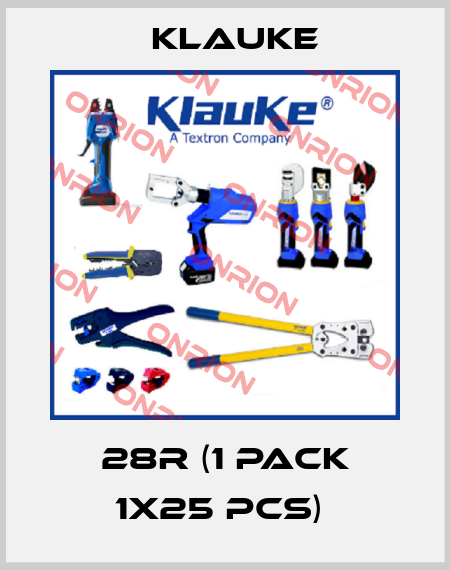 28R (1 pack 1x25 pcs)  Klauke