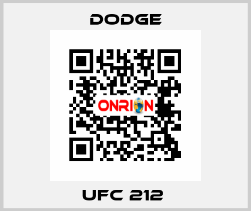 UFC 212  Dodge