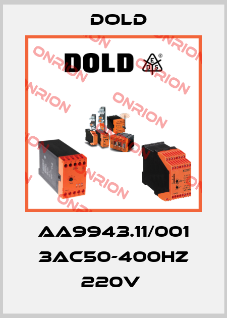 AA9943.11/001 3AC50-400HZ 220V  Dold