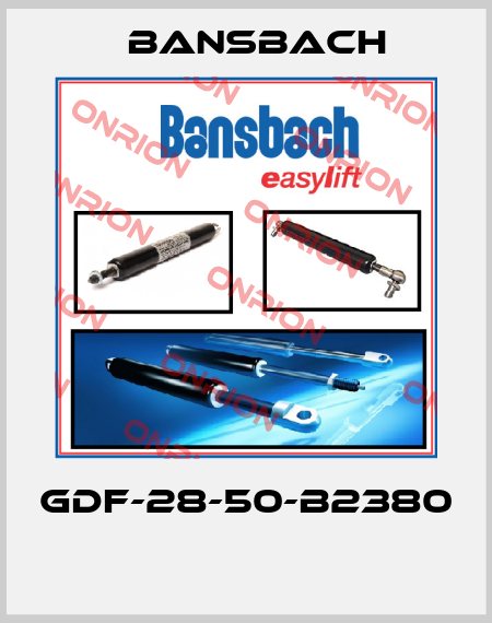 GDF-28-50-B2380  Bansbach