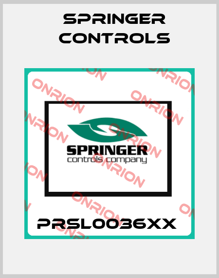 PRSL0036XX  Springer Controls