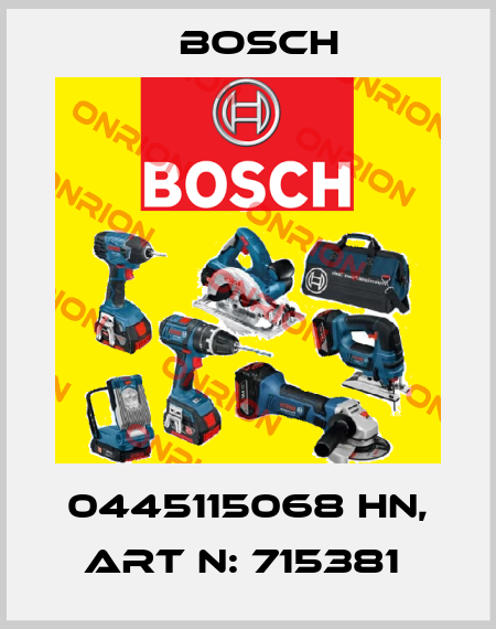 0445115068 HN, Art N: 715381  Bosch