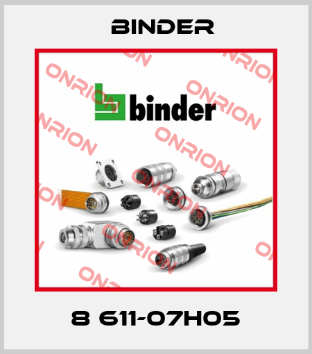 8 611-07H05 Binder