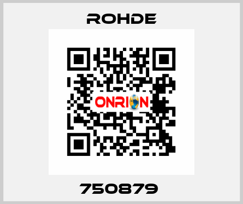 750879  Rohde