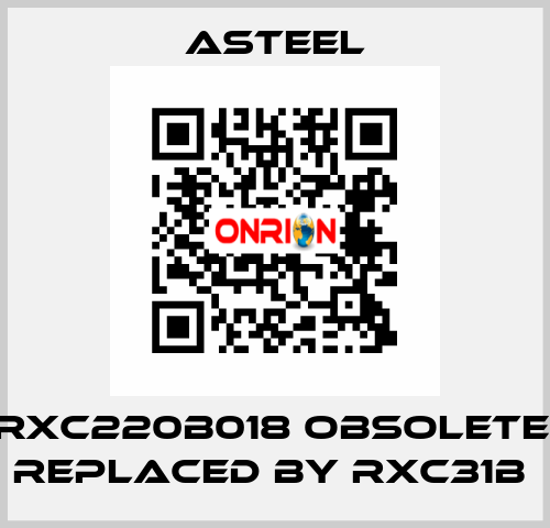 RXC220B018 obsolete, replaced by RXC31B  ASTEEL