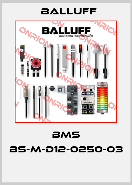 BMS BS-M-D12-0250-03  Balluff