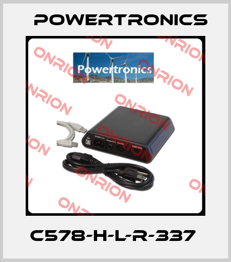 C578-H-L-R-337  Powertronics