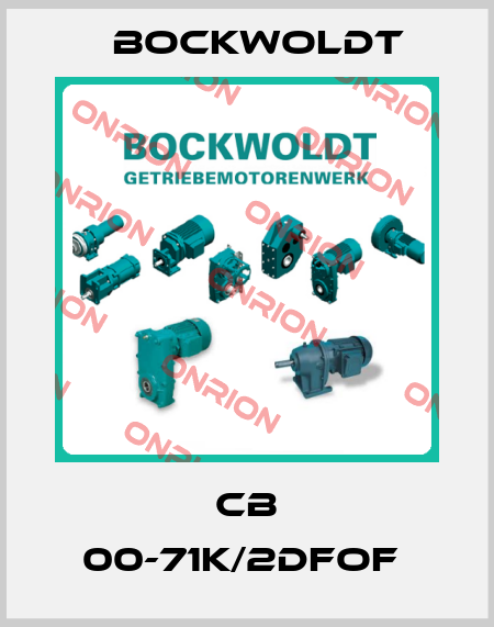 CB 00-71K/2DFoF  Bockwoldt