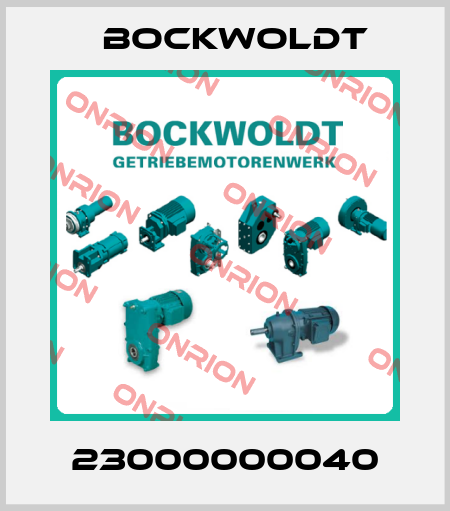 23000000040 Bockwoldt