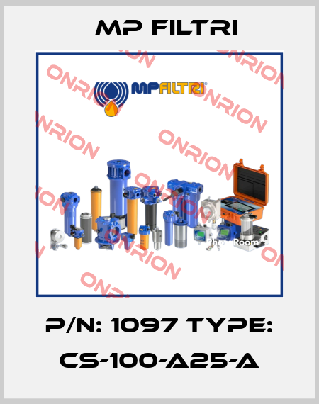 P/N: 1097 Type: CS-100-A25-A MP Filtri