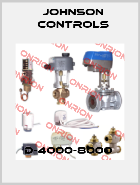 D-4000-8000  Johnson Controls