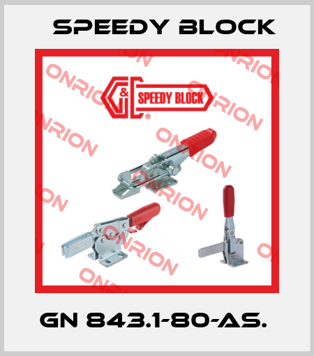 GN 843.1-80-AS.  Speedy Block