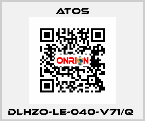 DLHZO-LE-040-V71/Q  Atos