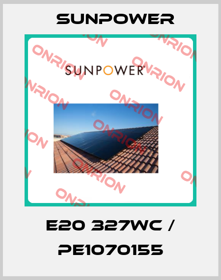 E20 327WC / PE1070155 Sunpower