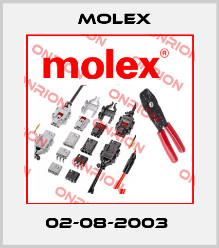 02-08-2003  Molex
