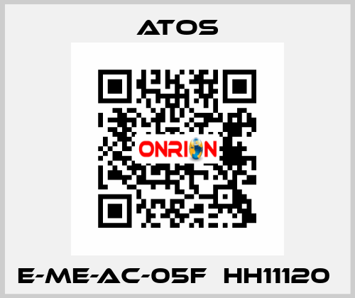 E-ME-AC-05F  HH11120  Atos