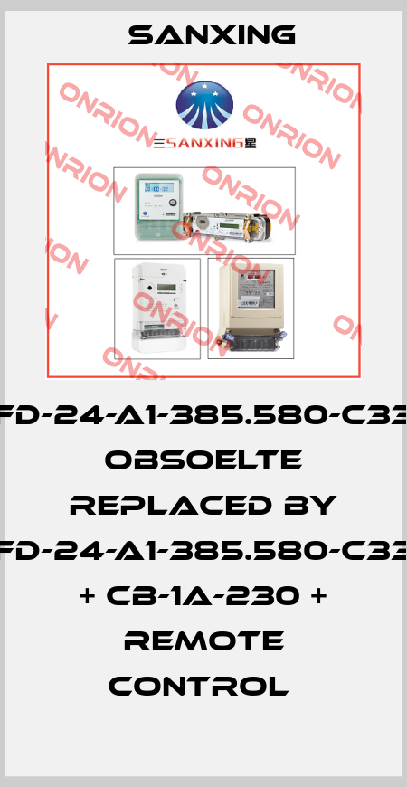 FD-24-A1-385.580-C33 obsoelte replaced by FD-24-A1-385.580-C33 + CB-1A-230 + remote control  Sanxing