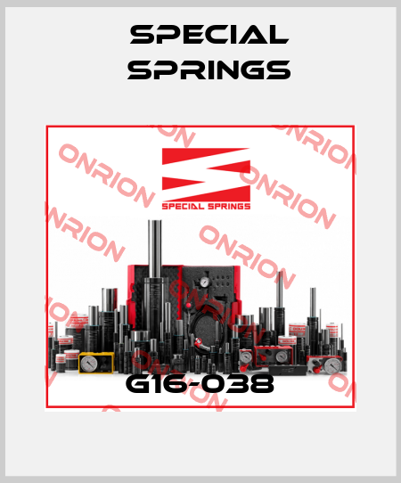 G16-038 Special Springs