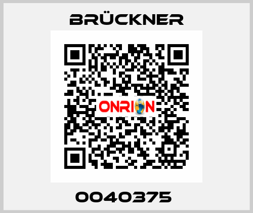 0040375  Brückner