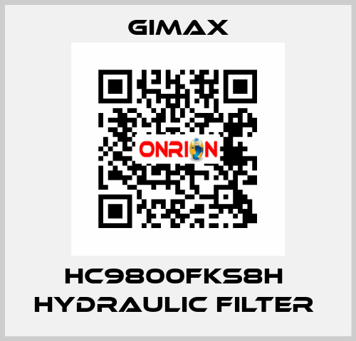 HC9800FKS8H  HYDRAULIC FILTER  GIMAX