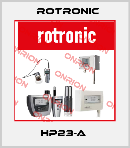 HP23-A  Rotronic