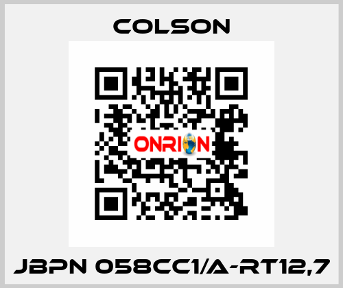 JBPN 058CC1/A-RT12,7 Colson