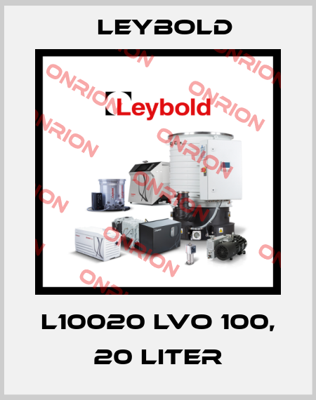 L10020 LVO 100, 20 LITER Leybold