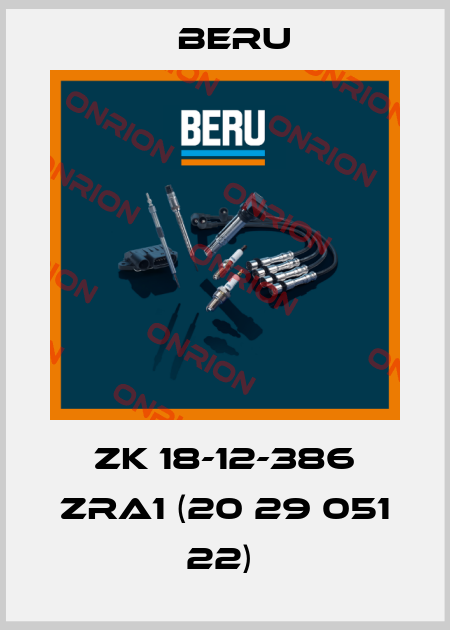 ZK 18-12-386 ZRA1 (20 29 051 22)  Beru