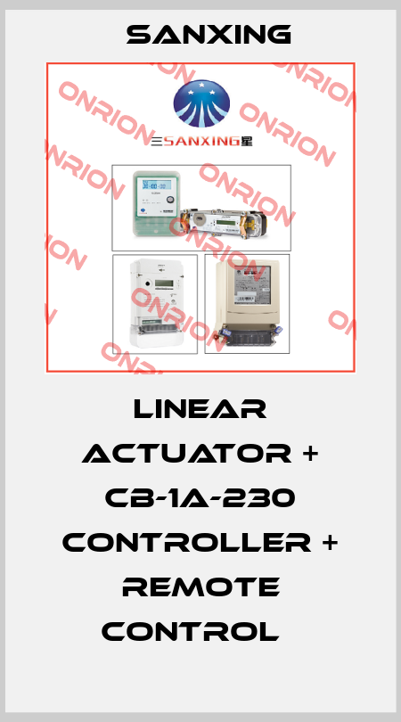  linear actuator + cb-1a-230 controller + remote control   Sanxing