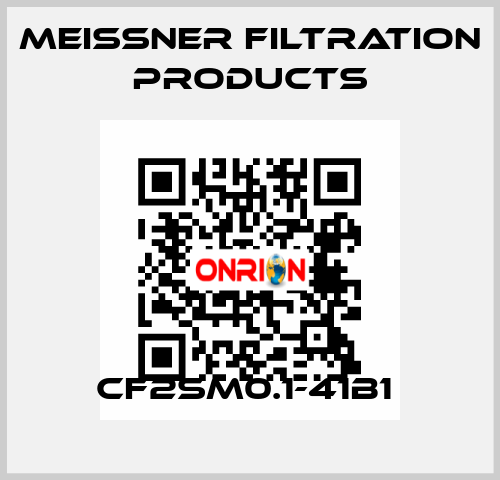 CF2SM0.1-41B1  Meissner Filtration Products