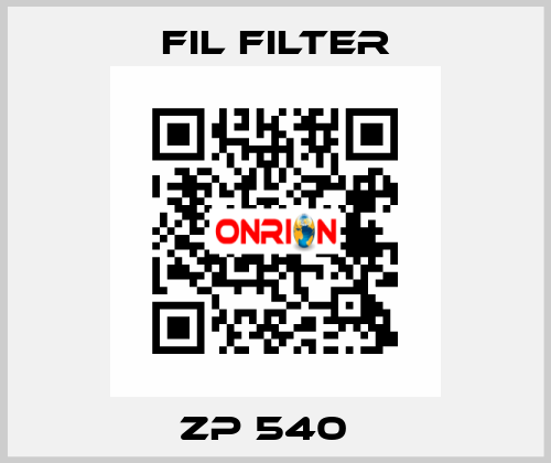 ZP 540   Fil Filter