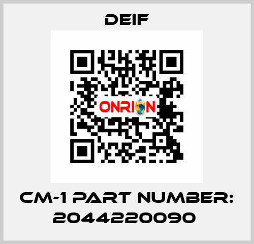 CM-1 part number: 2044220090  Deif