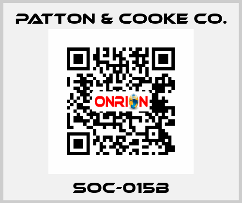 SOC-015B Patton & Cooke Co.