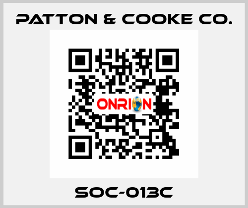 SOC-013C Patton & Cooke Co.