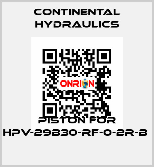 piston for HPV-29B30-RF-0-2R-B  Continental Hydraulics