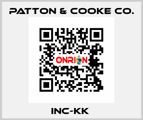 INC-KK  Patton & Cooke Co.