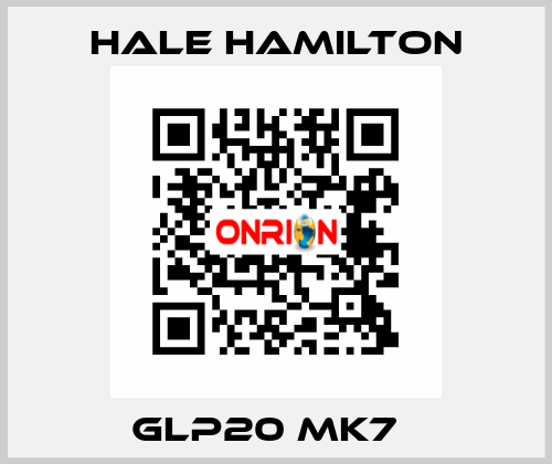 GLP20 MK7   HALE HAMILTON