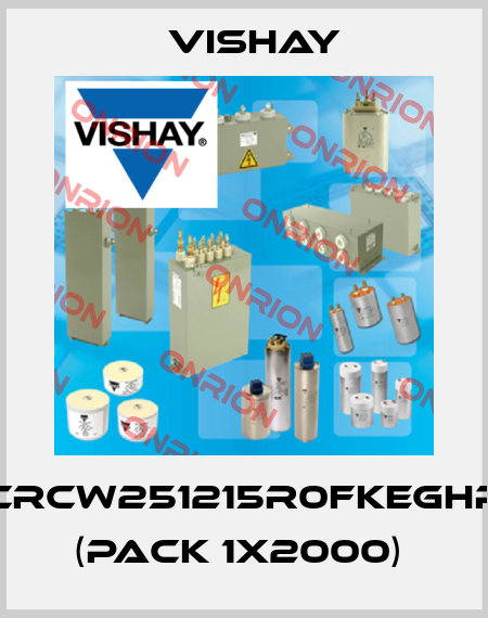CRCW251215R0FKEGHP (pack 1x2000)  Vishay