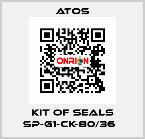 Kit of seals SP-G1-CK-80/36   Atos