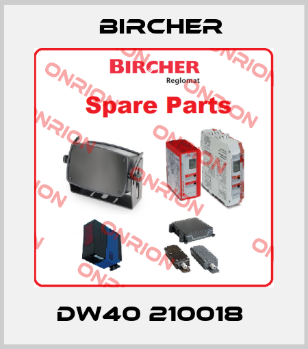 DW40 210018  Bircher