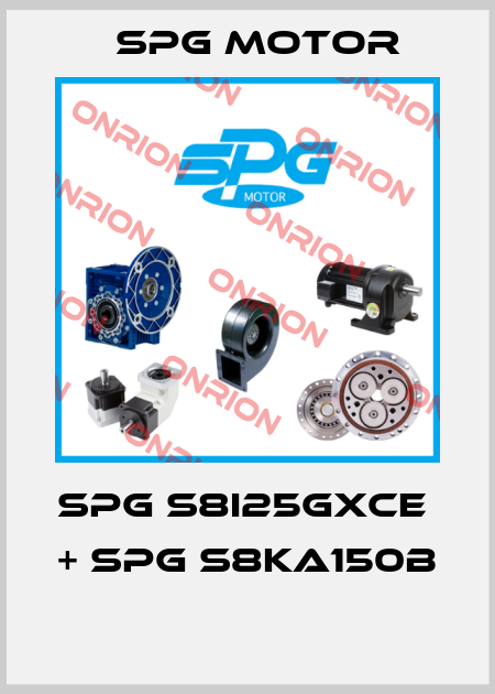 SPG S8I25GXCE  + SPG S8KA150B   Spg Motor