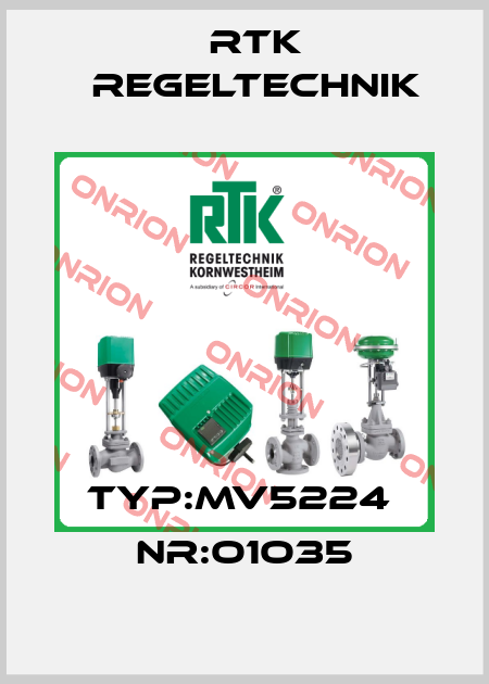 Typ:MV5224  Nr:O1O35 RTK Regeltechnik
