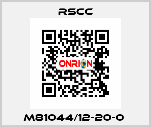 M81044/12-20-0  RSCC